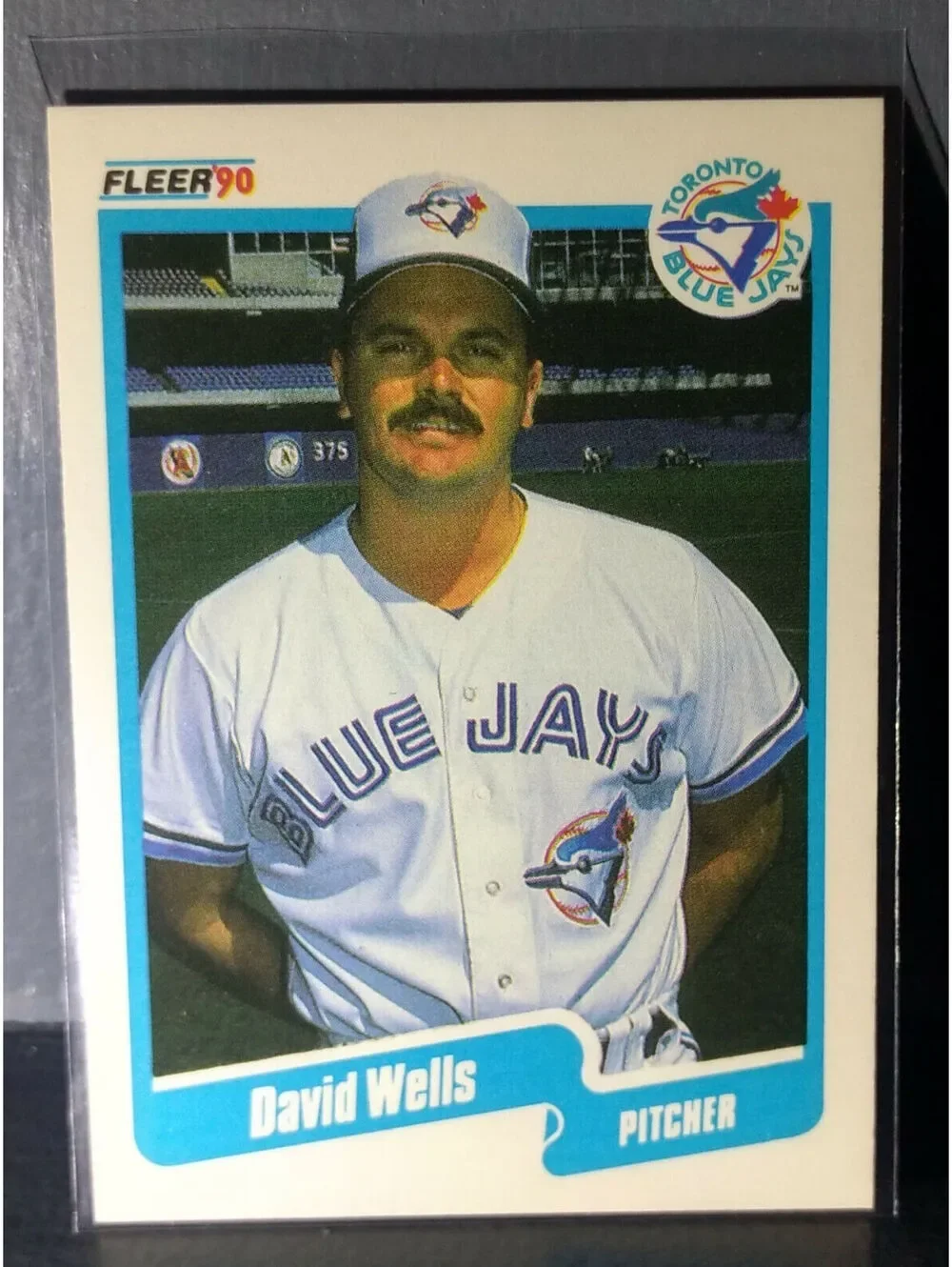 1990 David Wells Fleer Baseball Card #96